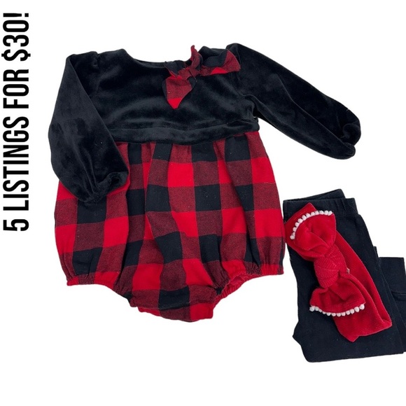 Baby Girl Matching Outfit 6-9 Months 
Three piece set - Picture 5 of 10